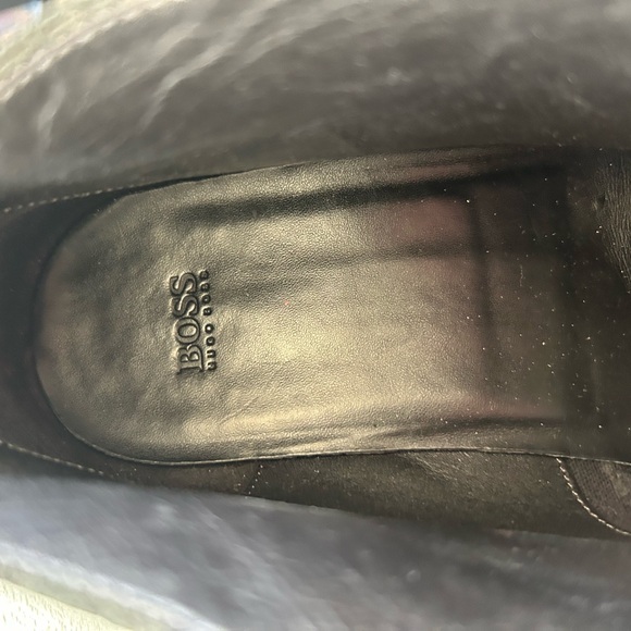 Hugo Boss Black Mid/High Top Brogue Boots - Picture 4 of 5